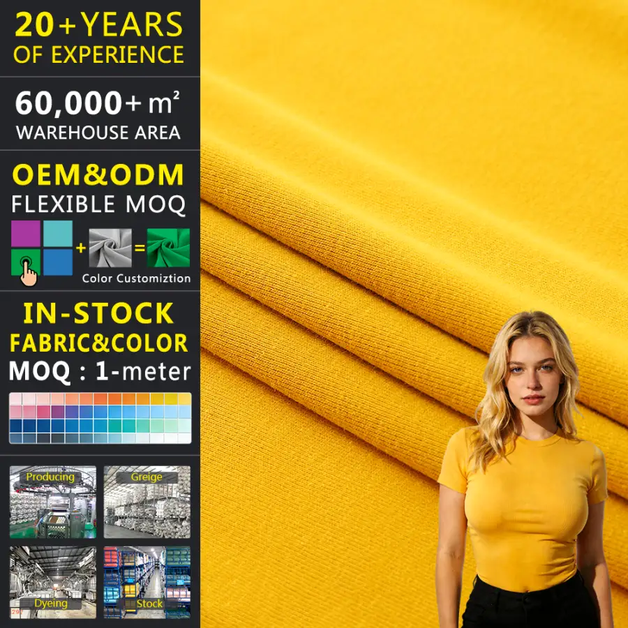 40s Combed Cotton 1x1 Odell Rib