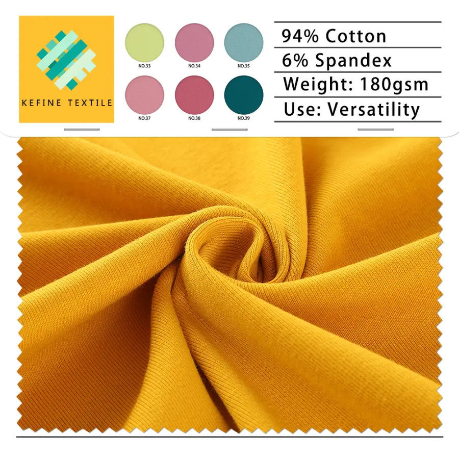 40s Combed Cotton 1x1 Odell Rib