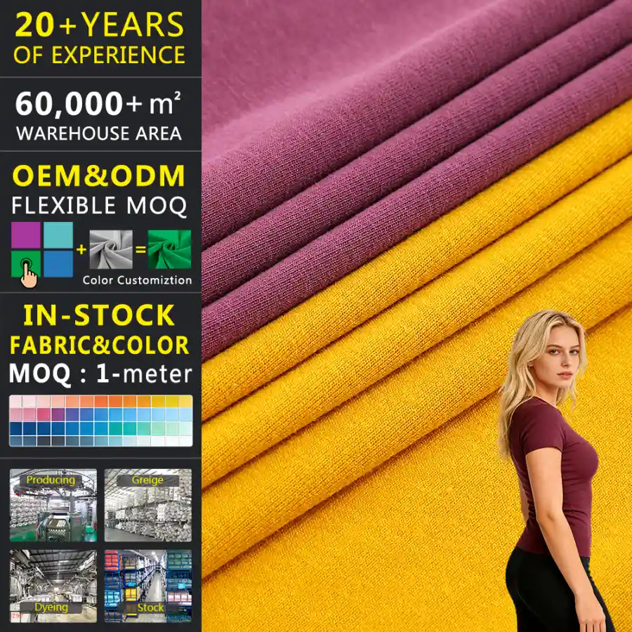 40s Combed Cotton 1x1 Odell Rib