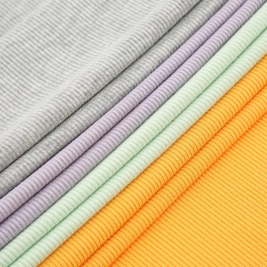 Combed Cotton 2x2 Rib (No-Serge,Non-Fray)