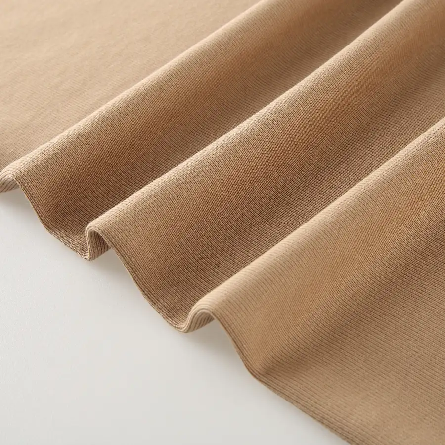 Fine Peached Odell Rib (60/38/2 Cotton-Polyester-Spandex)