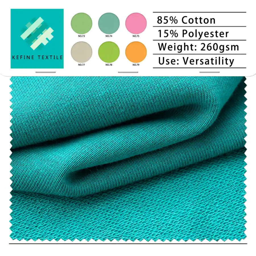 Bio-polishing Siro Spun Cotton French Terry