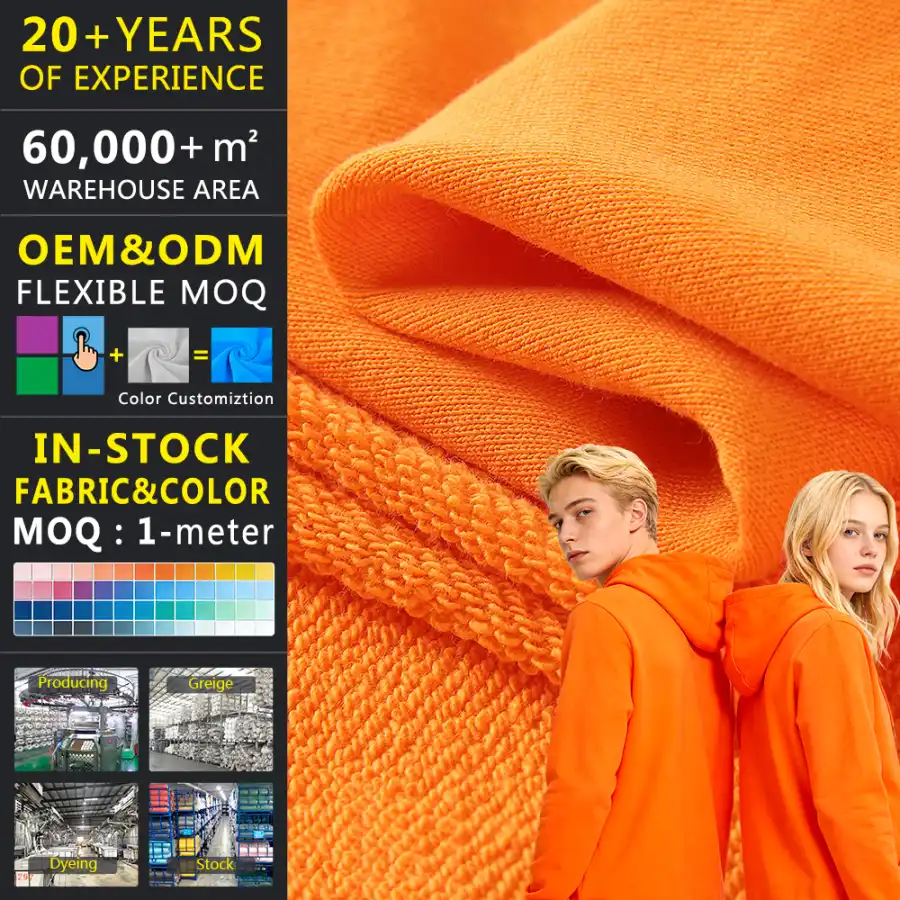 Bio-polishing Combed Cotton French Terry