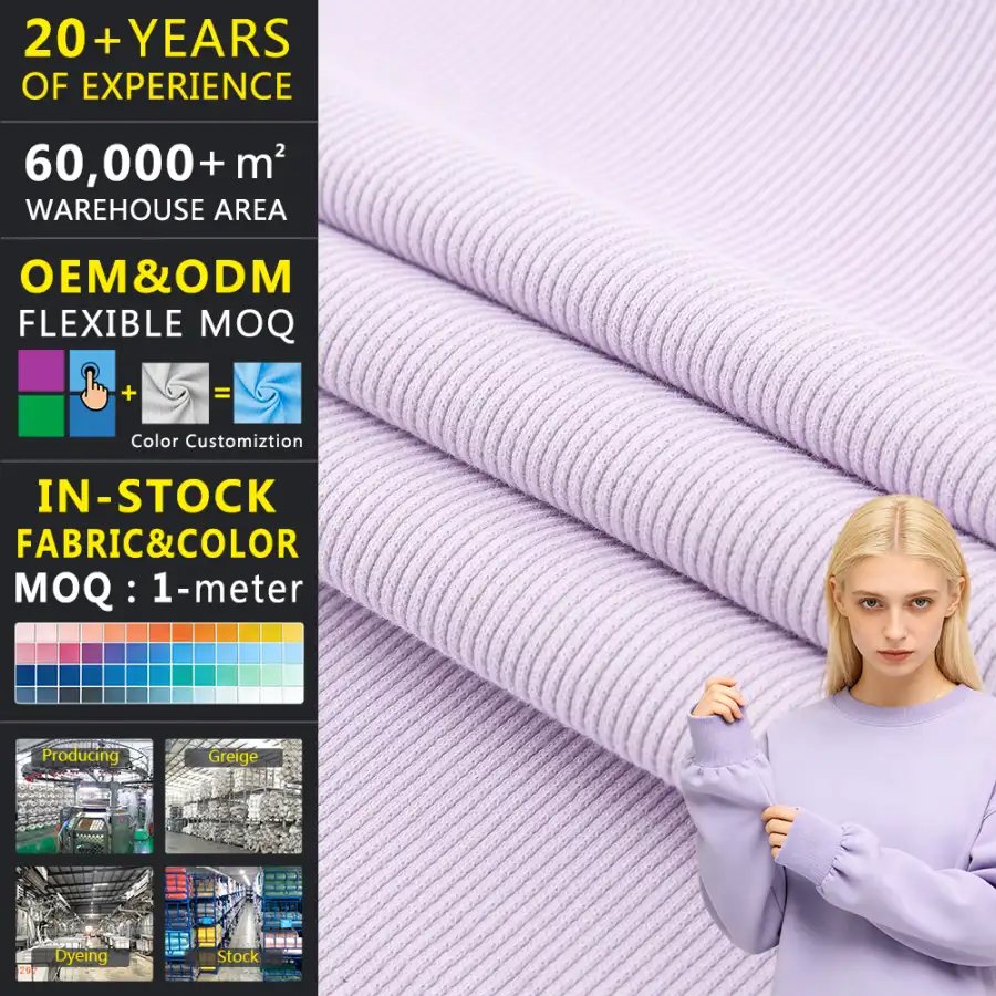 Combed Cotton 2x2 Rib (98/2 Cotton-Spandex)