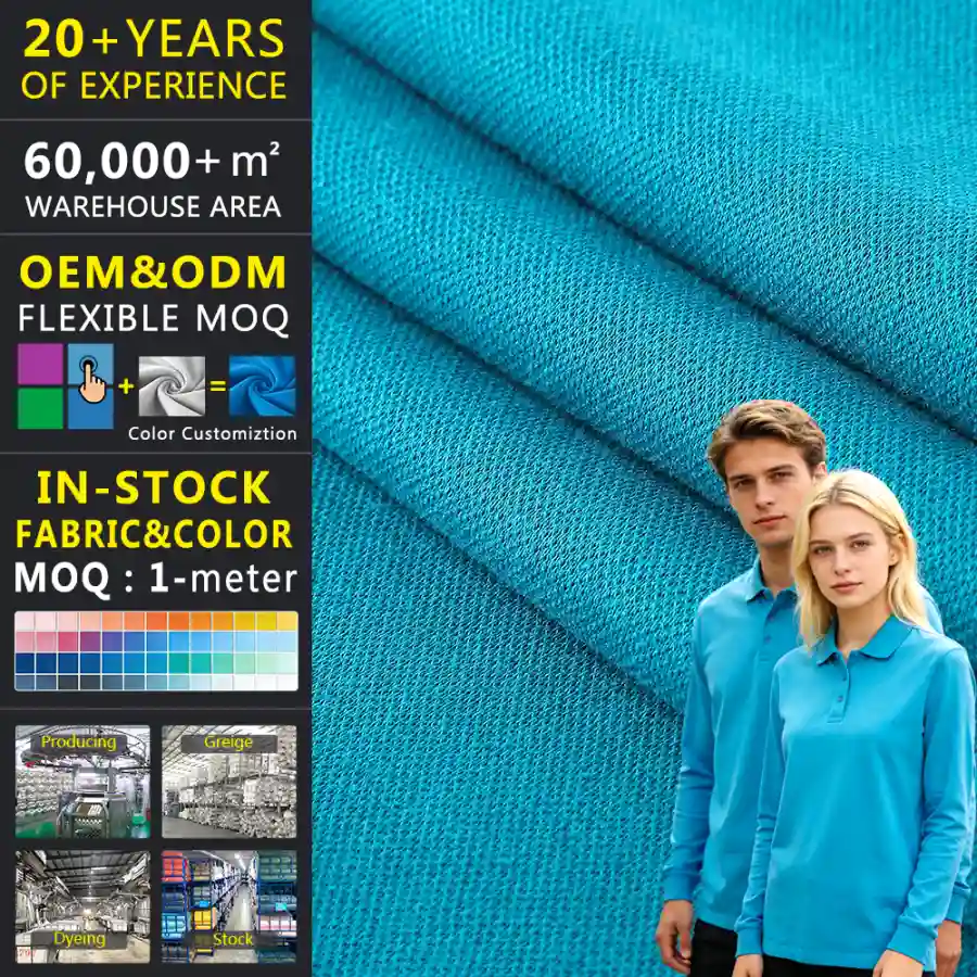 Pearl Touch Cotton-Polyester Rib