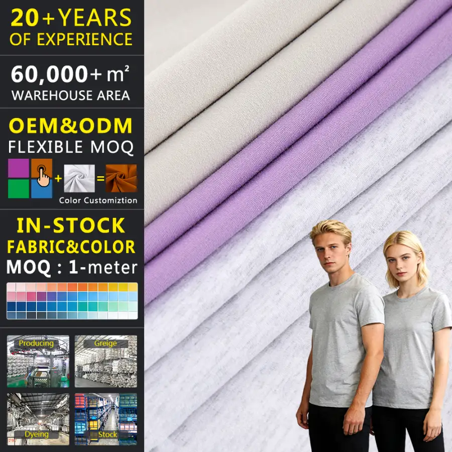 Hydrophilic “Ice-Silk” (93/7 Cotton-Spandex) Fabric