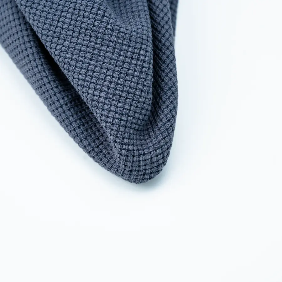 ผ้าถักลายวาฟเฟิล CVC