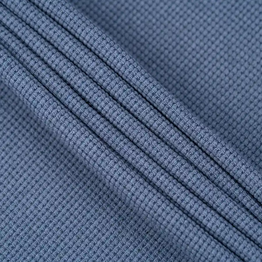 ผ้าถักลายวาฟเฟิล CVC