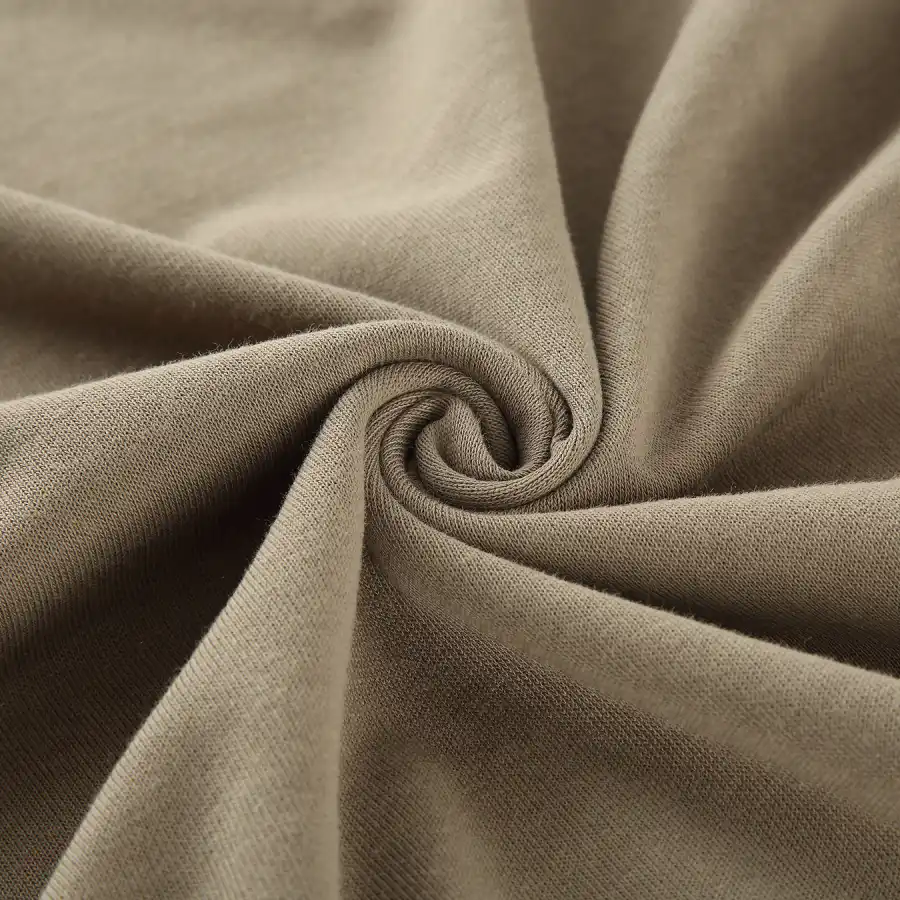 Lightweight Brushed Cotton Blend Fleece