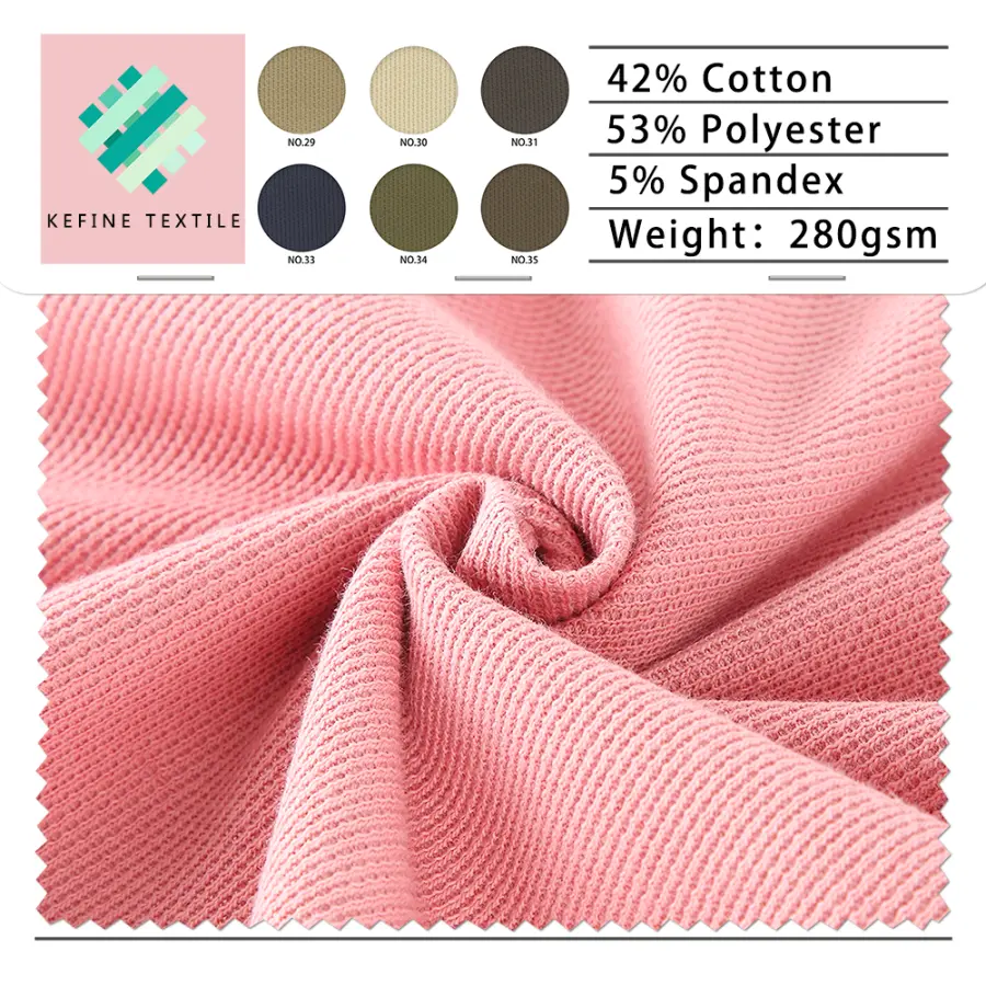 Herringbone Cotton Blend Knit