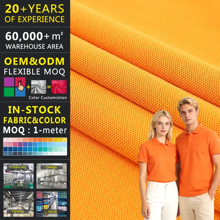 Pique touch 2-Ply 63/37 Cotton Blend