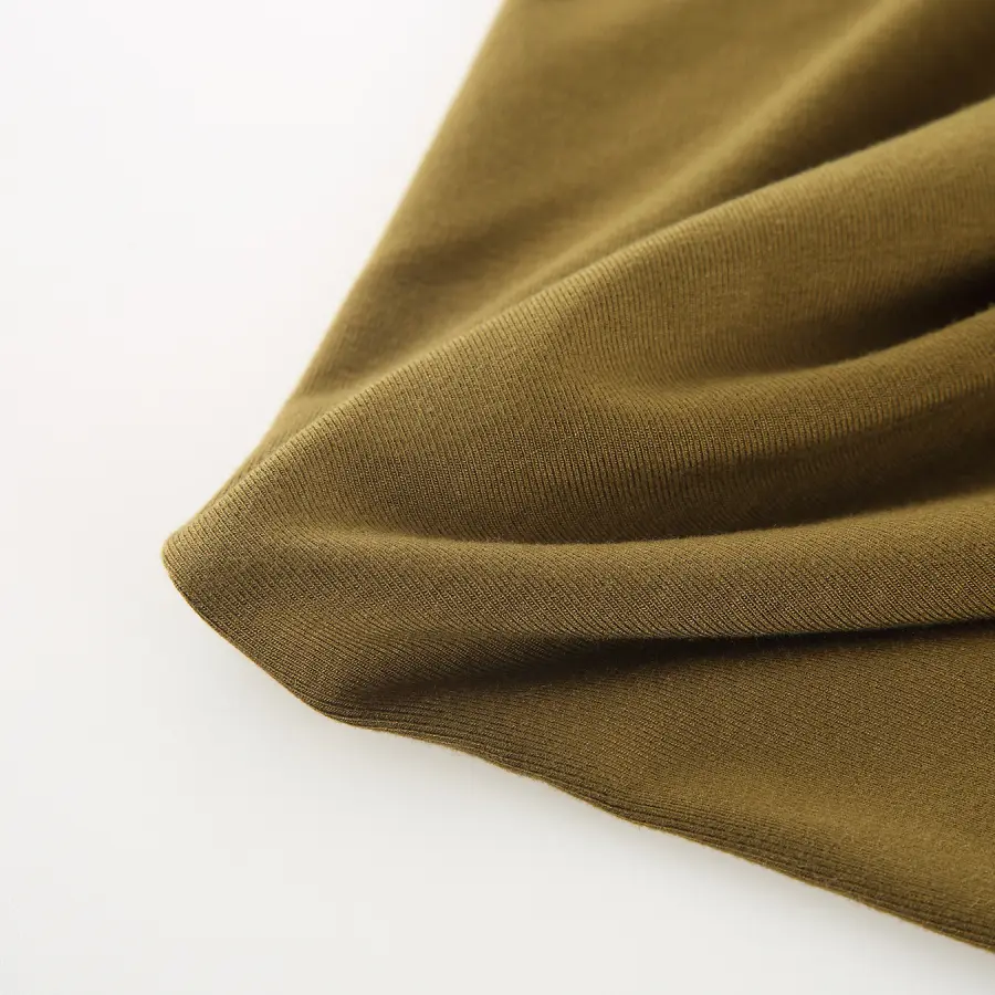 Modal-Touch Rayon-Spandex 1x1 Rib(No-Serge,Non-Fray)