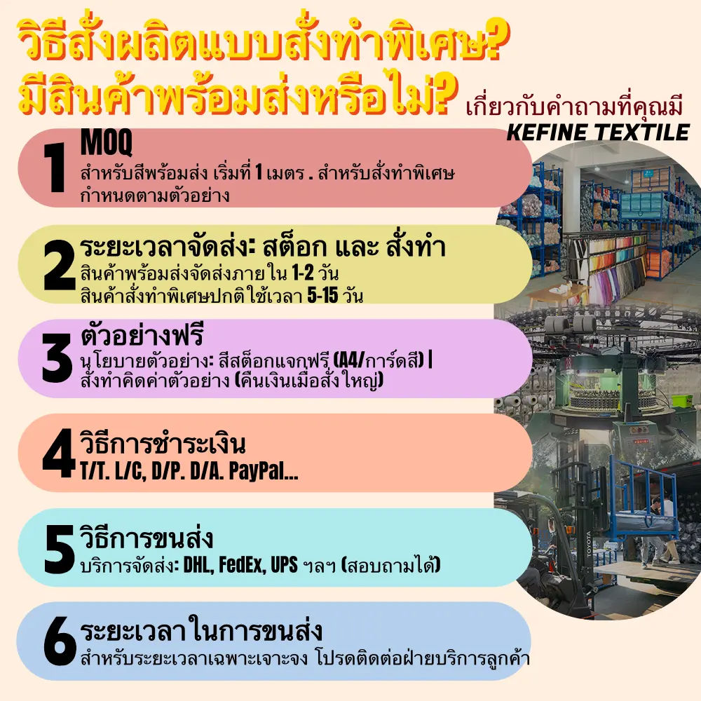 ผ้าริบบ 2x2 (ไม่ต้องตกแต่งริม)